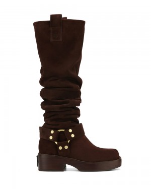 Cizmy Naked Wolfe Crook Brown Suede | CYVTEO703