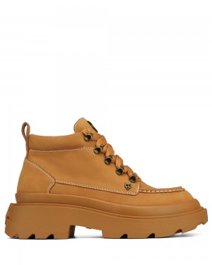 Cizmy Naked Wolfe Drown Wheat Nubuck | CQRYXB514