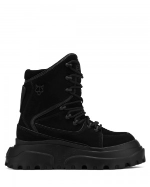 Cizmy Naked Wolfe Kit Black Nubuck | NXDWGK450