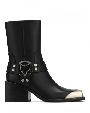 Cizmy Naked Wolfe Knight Cow Leather Black | KCTVJO604