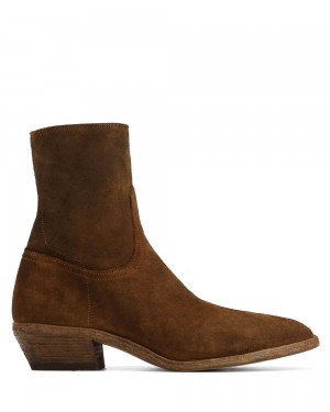 Cizmy Naked Wolfe The Dean Suede Tan | BOXTLR125