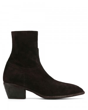 Cizmy Naked Wolfe The Wayne Suede Brown | YMUKPT095