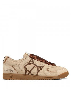 Festival Season Naked Wolfe Exposure Suede Off White | LOVYMX173