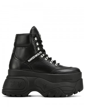 Festival Season Naked Wolfe Spike Black Leather | HRCWAU072