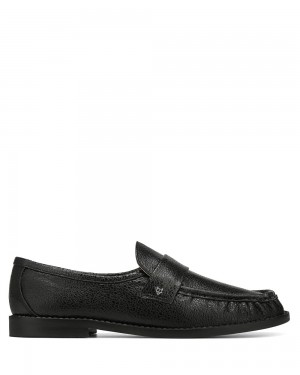 Mokasiny Naked Wolfe Goldie Sheep Leather Black Eel | VRSQGZ058