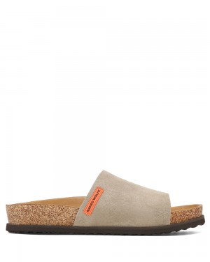 Slapky Naked Wolfe Moody Taupe Suede | FAKLMS268