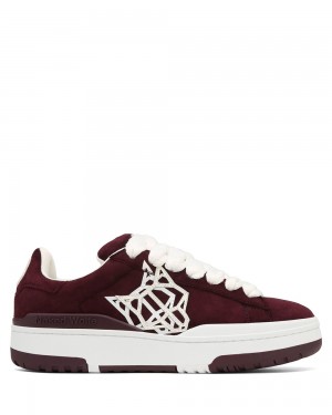 Tenisky Naked Wolfe Archive Burgundy Suede | ANXSTC987