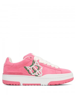 Tenisky Naked Wolfe Archive Kid Suede Pink | WVUBPE920