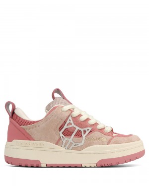 Tenisky Naked Wolfe Area Genysis Leather/Mesh/Suede Peach | BOAPUE251