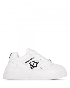 Tenisky Naked Wolfe Crash White Cow Leather | LFMRKO147