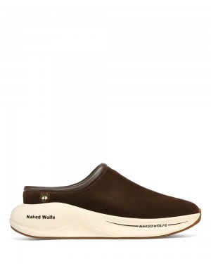 Tenisky Naked Wolfe Dawn Brown Suede Combo | WRZKIG374