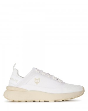 Tenisky Naked Wolfe Drip White Nylon | HZGSQR507