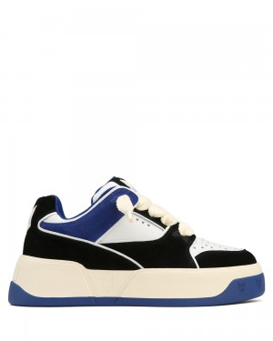 Tenisky Naked Wolfe Kash Nubuck Leather Blue | YTWZKU482