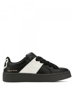 Tenisky Naked Wolfe Scuba Cow Leather & Suede Black | TYOWIL801