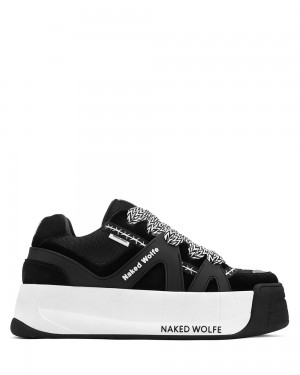 Tenisky Naked Wolfe Slide Black | ILWHKO467