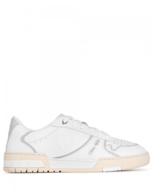 Tenisky Naked Wolfe Transmission White/Grey Leather | TKZDLC786