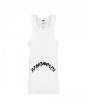 Tricko Naked Wolfe Gothic Tank White | OVILHZ208